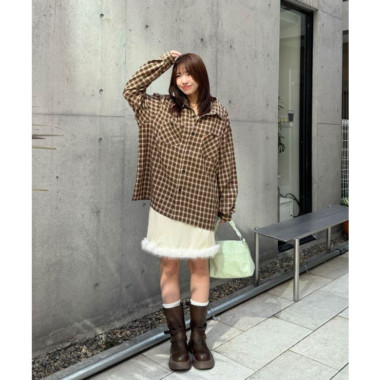 【Ciaopanic】【戦略】26AWチェックシャツ | PAL GROUP OUTLET | 詳細画像7 