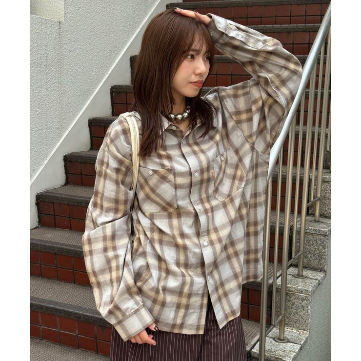 【Ciaopanic】【戦略】26AWチェックシャツ | PAL GROUP OUTLET | 詳細画像18 