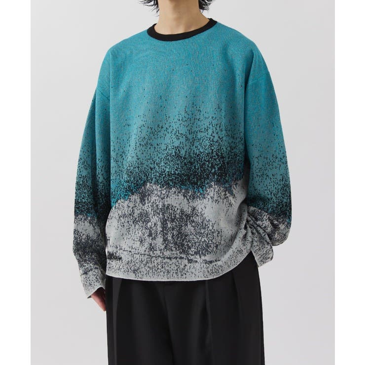 BLU | 【Lui's】モザイクJQニット | PAL GROUP OUTLET