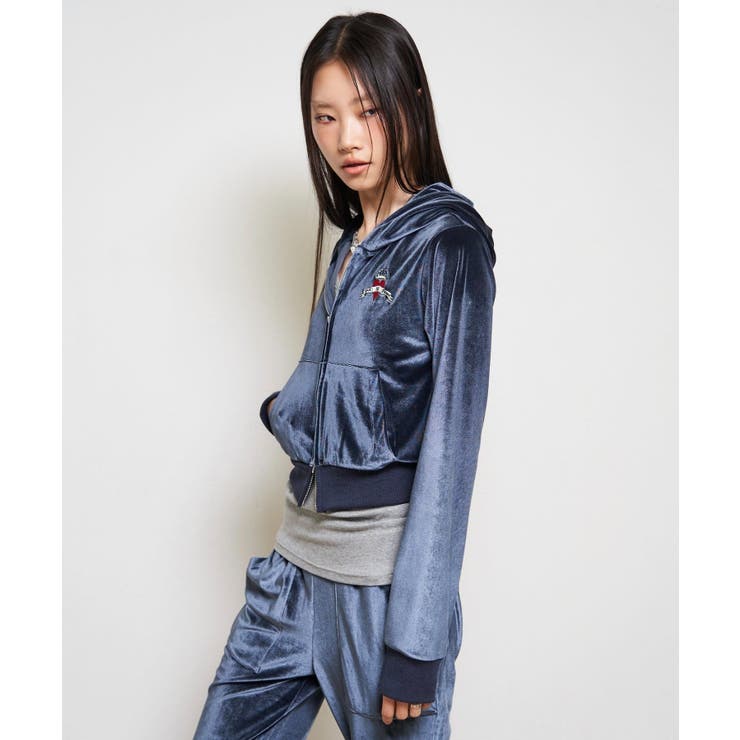 【WHO'S WHO gallery】ベロアインクドチビパーカー | PAL GROUP OUTLET | 詳細画像11 