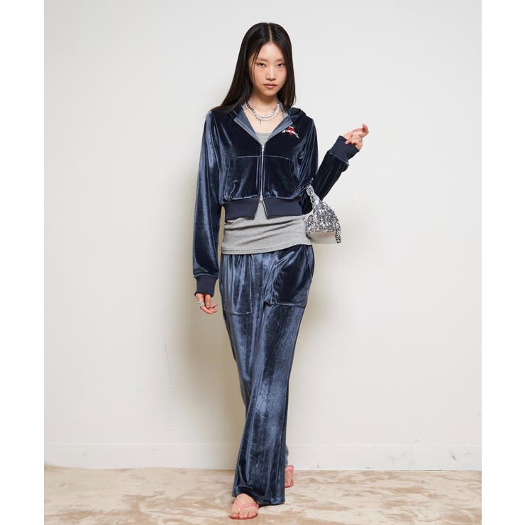 【WHO'S WHO gallery】ベロアインクドチビパーカー | PAL GROUP OUTLET | 詳細画像14 