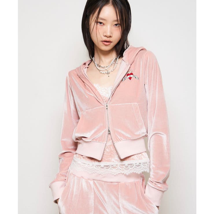 【WHO'S WHO gallery】ベロアインクドチビパーカー | PAL GROUP OUTLET | 詳細画像16 