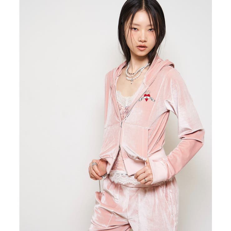 【WHO'S WHO gallery】ベロアインクドチビパーカー | PAL GROUP OUTLET | 詳細画像17 