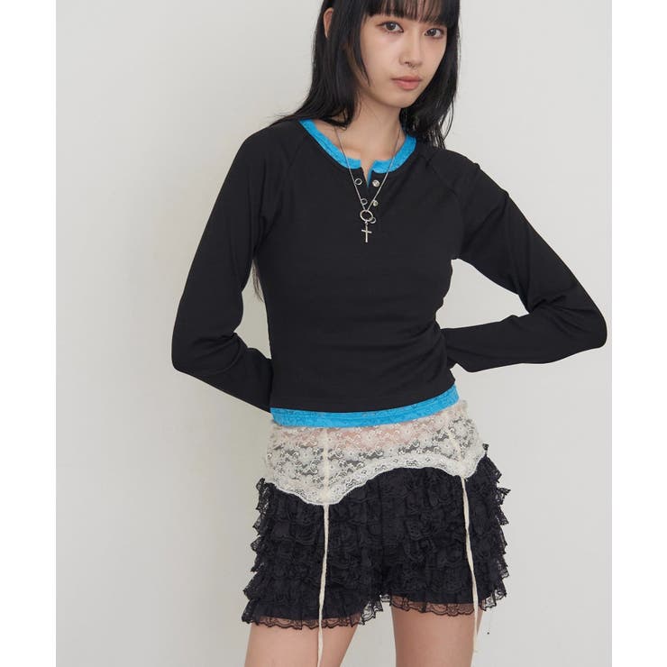 【WHO'S WHO gallery】レイヤードリングドットLSトップス | PAL GROUP OUTLET | 詳細画像1 