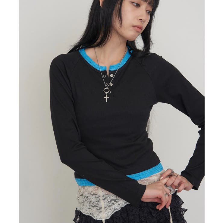 【WHO'S WHO gallery】レイヤードリングドットLSトップス | PAL GROUP OUTLET | 詳細画像4 