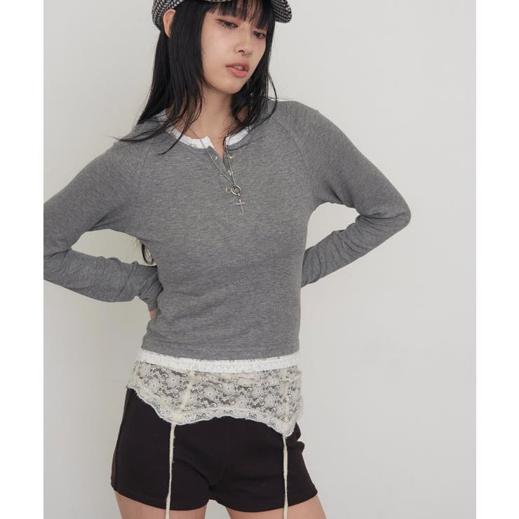 【WHO'S WHO gallery】レイヤードリングドットLSトップス | PAL GROUP OUTLET | 詳細画像7 