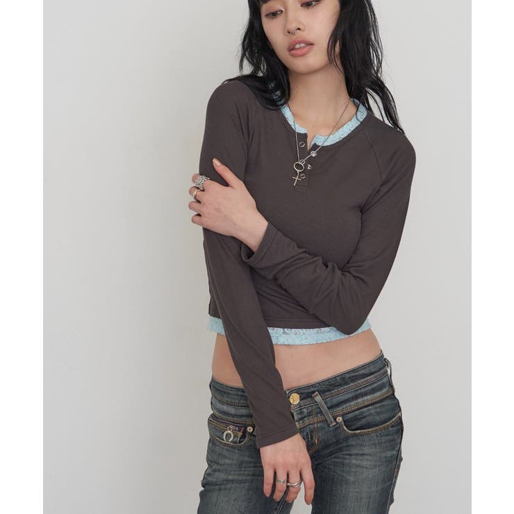 CHA/SAX | 【WHO'S WHO gallery】レイヤードリングドットLSトップス | PAL GROUP OUTLET
