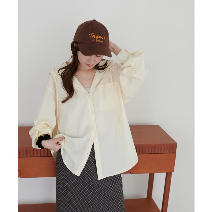 【Discoat】刺繍入りフードシャツ | PAL GROUP OUTLET | 詳細画像31 