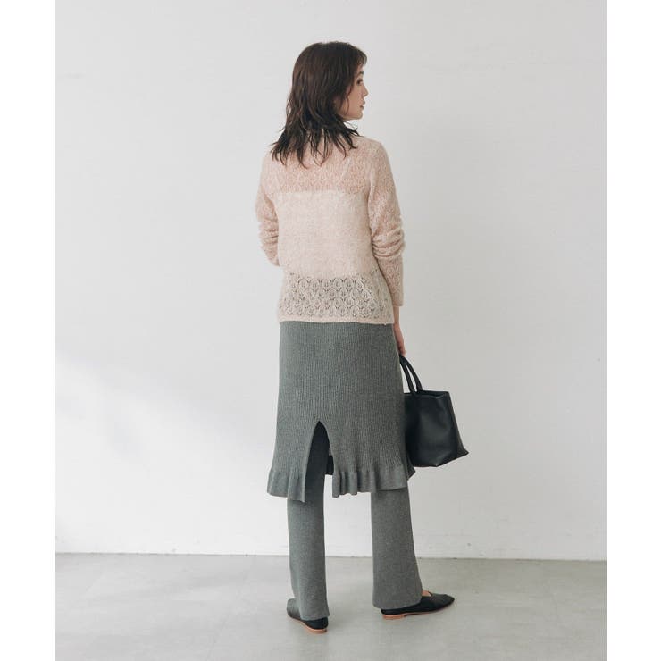 【RIVE DROITE】メッシュパターンポロニット | PAL GROUP OUTLET | 詳細画像10 