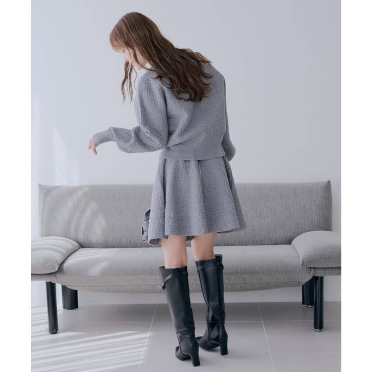 【Chico】フラワーモチーフニットSK | PAL GROUP OUTLET | 詳細画像8 