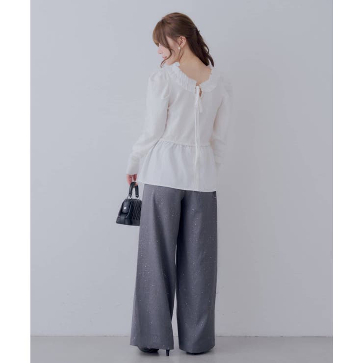 【Chico】フリルカラーレイヤードパフKT | PAL GROUP OUTLET | 詳細画像26 