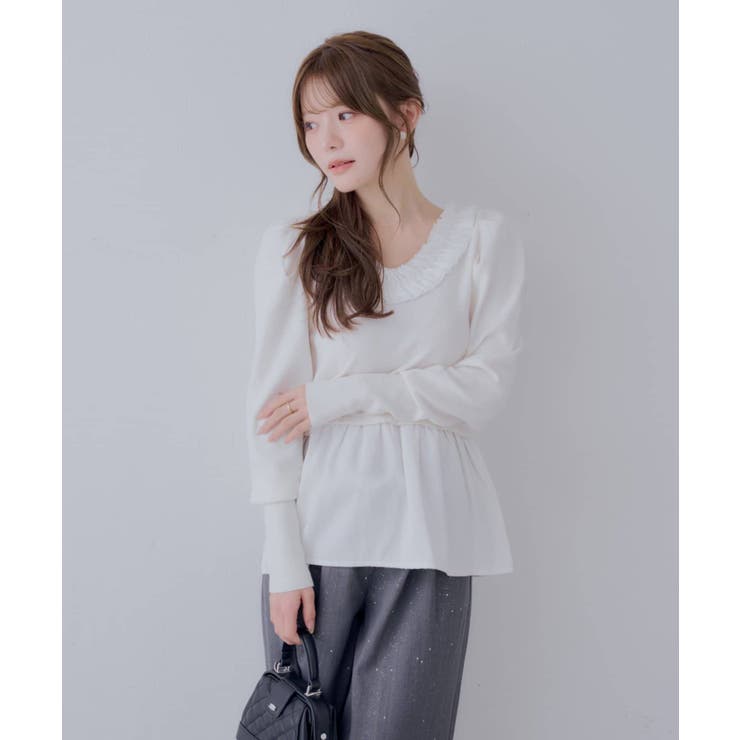 【Chico】フリルカラーレイヤードパフKT | PAL GROUP OUTLET | 詳細画像31 