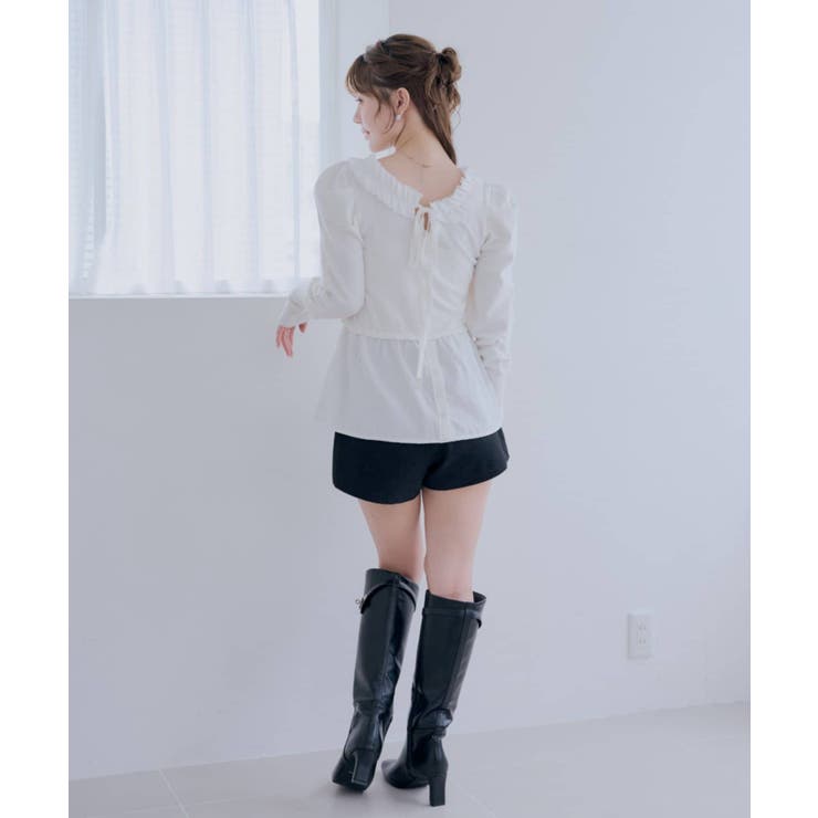 【Chico】フリルカラーレイヤードパフKT | PAL GROUP OUTLET | 詳細画像35 