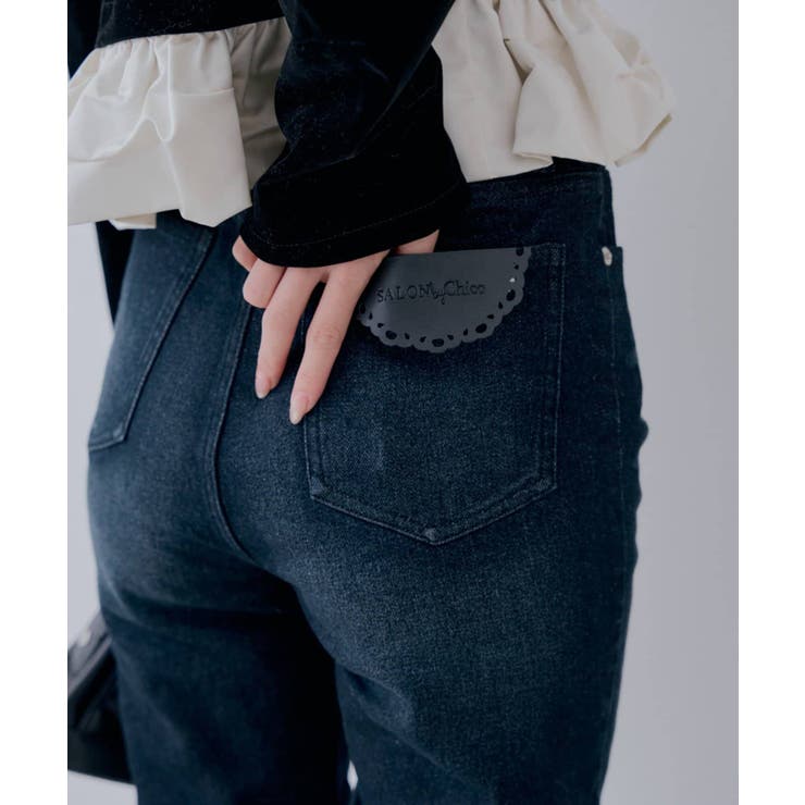 D/BK | 【Chico】スリットスリムスキニーPT | PAL GROUP OUTLET