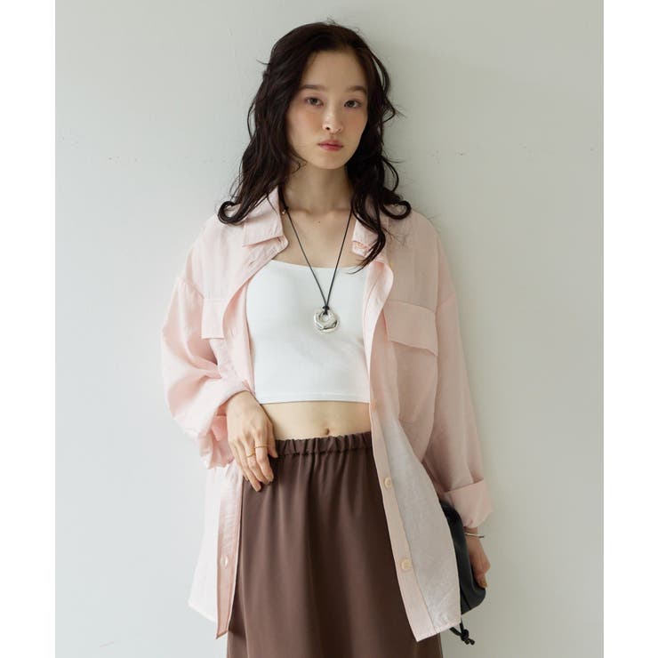 【Discoat】【Noka】後ろタックサファリシャツ | PAL GROUP OUTLET | 詳細画像28 