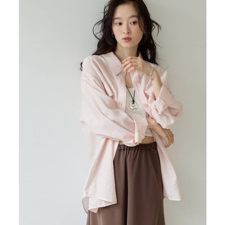【Discoat】【Noka】後ろタックサファリシャツ | PAL GROUP OUTLET | 詳細画像23 
