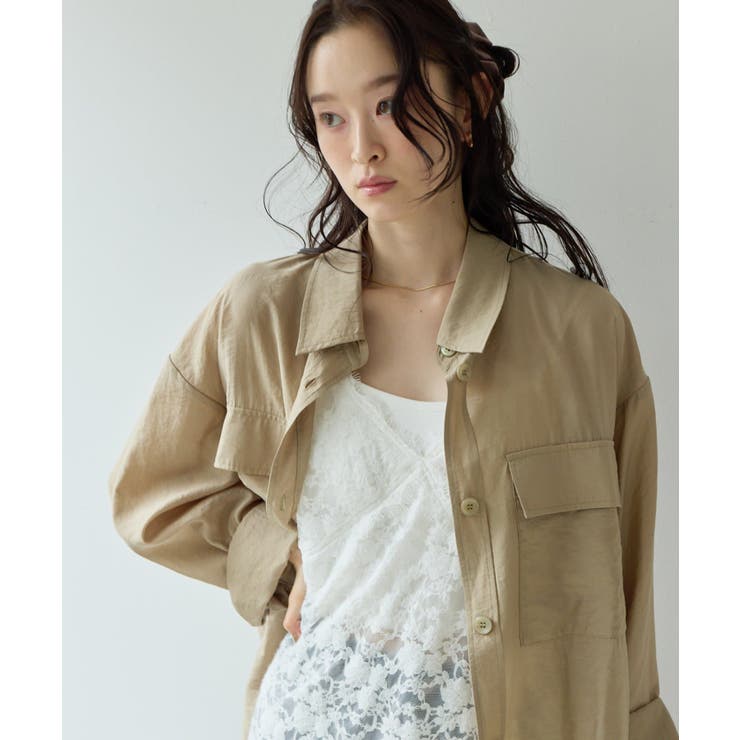 【Discoat】【Noka】後ろタックサファリシャツ | PAL GROUP OUTLET | 詳細画像49 