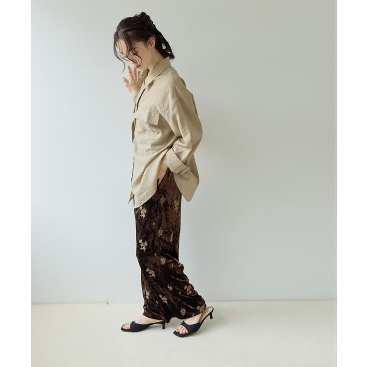 【Discoat】【Noka】後ろタックサファリシャツ | PAL GROUP OUTLET | 詳細画像39 