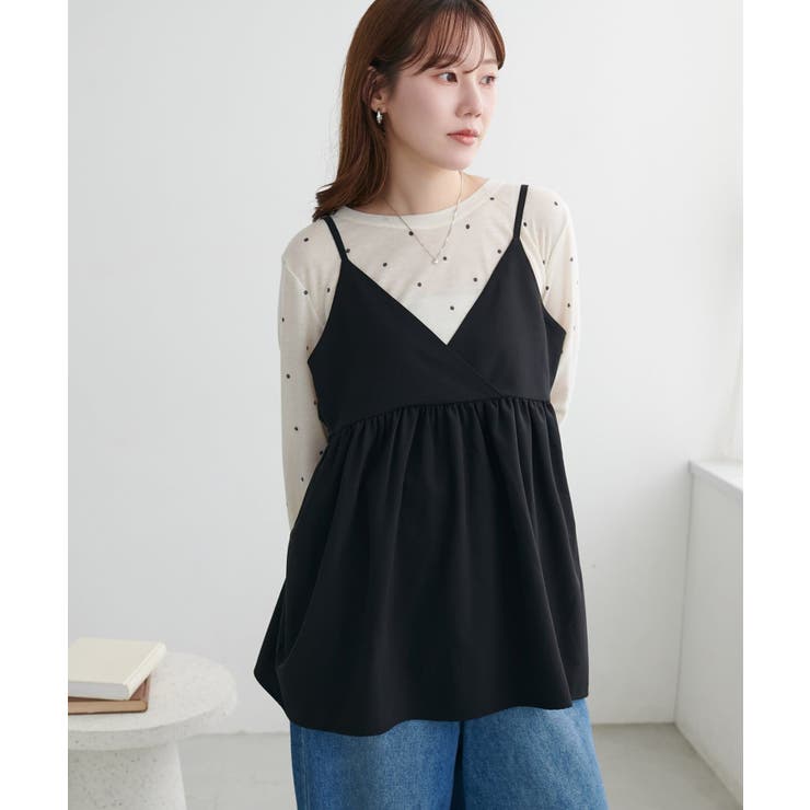 【Discoat】カシュクールキャミチュニック | PAL GROUP OUTLET | 詳細画像15 