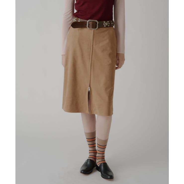 【Kastane】VEGAN LEATHER MIDI SKIRT | PAL GROUP OUTLET | 詳細画像10 