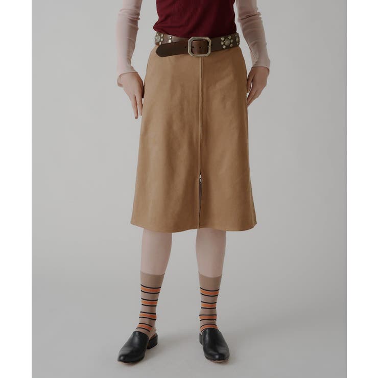 【Kastane】VEGAN LEATHER MIDI SKIRT | PAL GROUP OUTLET | 詳細画像11 