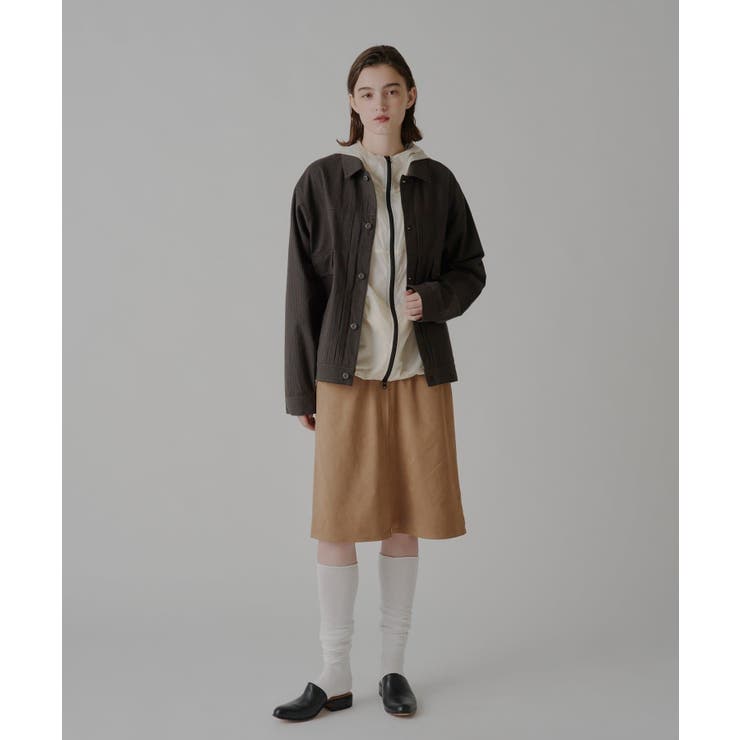 【Kastane】VEGAN LEATHER MIDI SKIRT | PAL GROUP OUTLET | 詳細画像25 