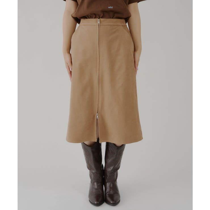 【Kastane】VEGAN LEATHER MIDI SKIRT | PAL GROUP OUTLET | 詳細画像31 
