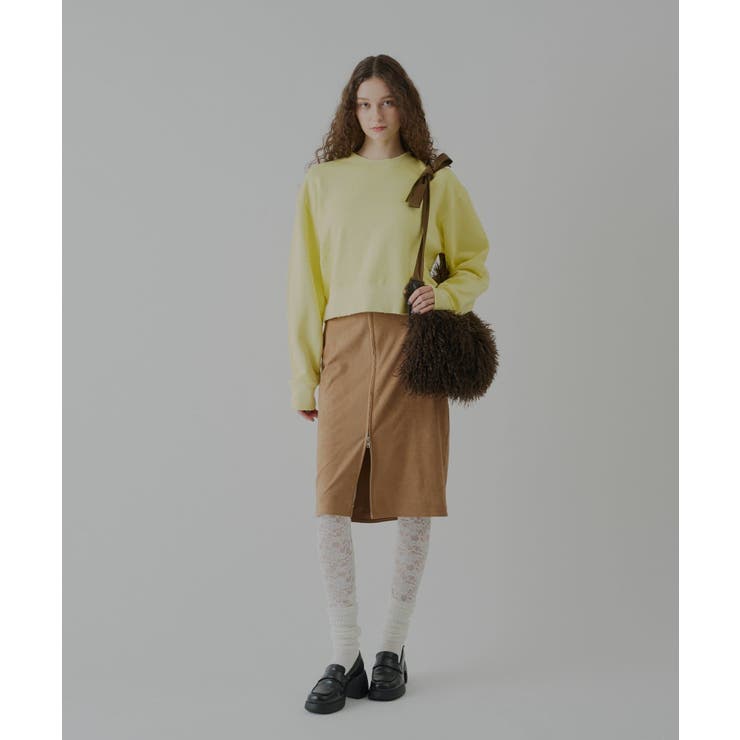 【Kastane】VEGAN LEATHER MIDI SKIRT | PAL GROUP OUTLET | 詳細画像7 