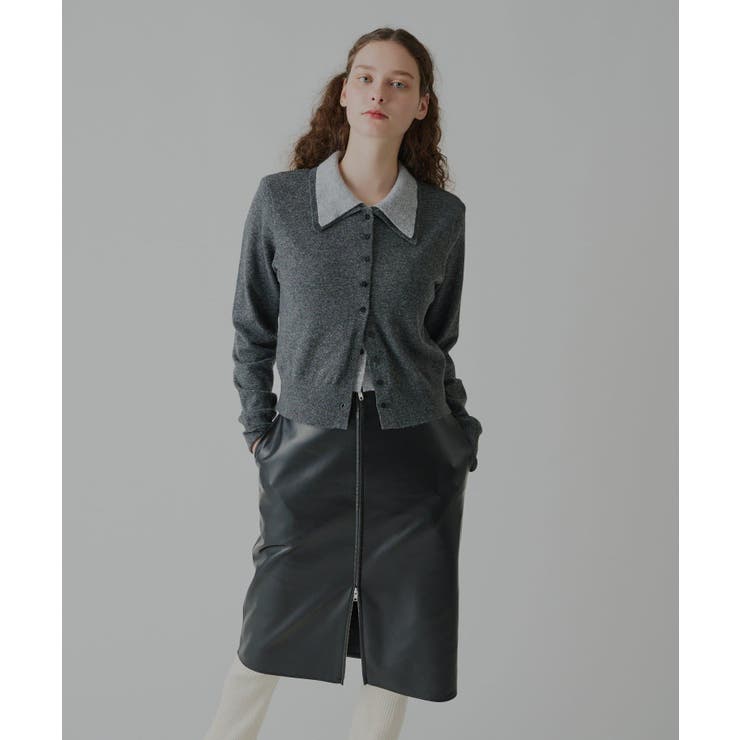 【Kastane】VEGAN LEATHER MIDI SKIRT | PAL GROUP OUTLET | 詳細画像39 