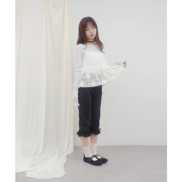 【Discoat】【umm】肩リボン立体花柄キャミ | PAL GROUP OUTLET | 詳細画像14 
