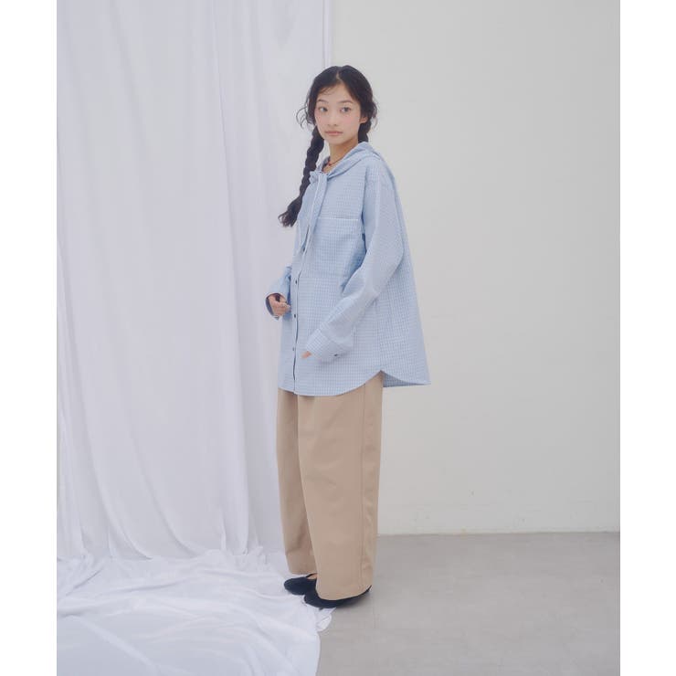 【Discoat】【umm】スカーフ風フードシャツ | PAL GROUP OUTLET | 詳細画像28 