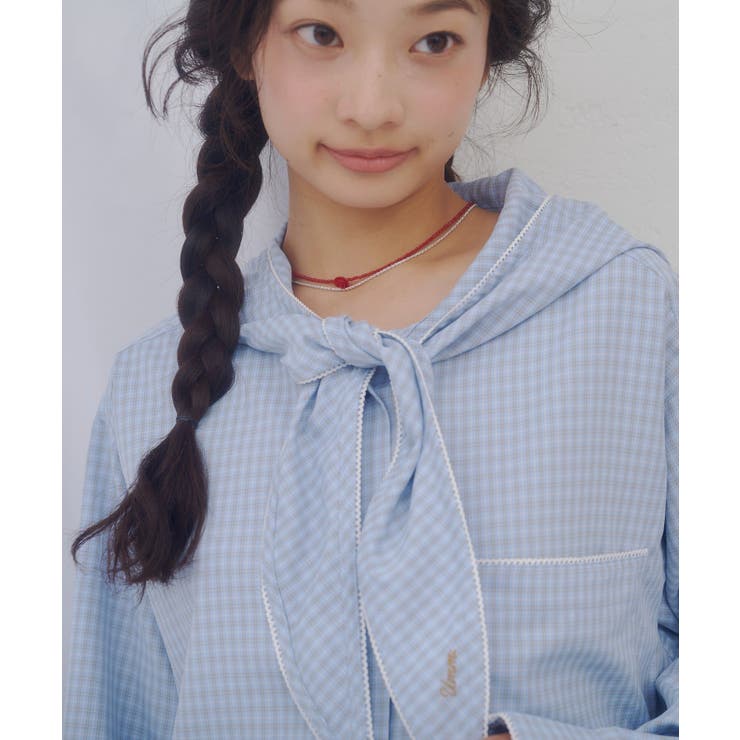 【Discoat】【umm】スカーフ風フードシャツ | PAL GROUP OUTLET | 詳細画像19 