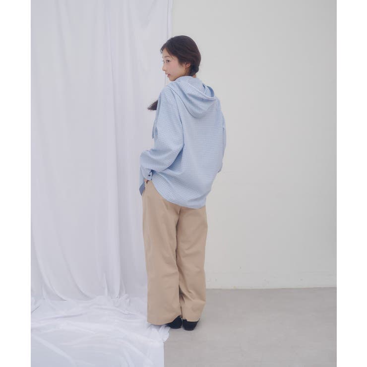 【Discoat】【umm】スカーフ風フードシャツ | PAL GROUP OUTLET | 詳細画像24 
