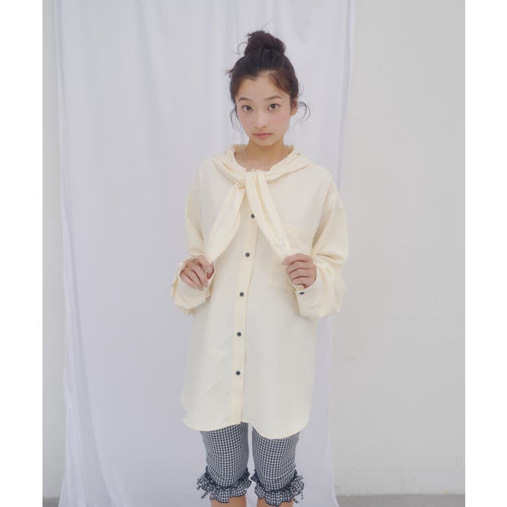 【Discoat】【umm】スカーフ風フードシャツ | PAL GROUP OUTLET | 詳細画像29 