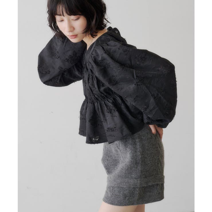 【Kastane】デニムレースパフブラウス | PAL GROUP OUTLET | 詳細画像22 