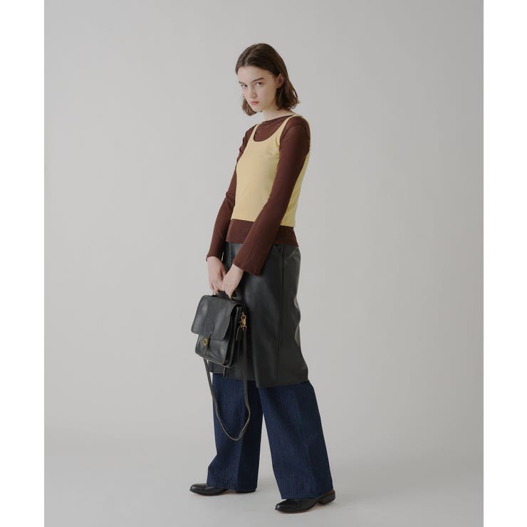 【Kastane】STRIPE DENIM SLACKER PANTS | PAL GROUP OUTLET | 詳細画像18 