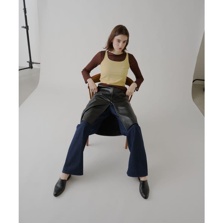 【Kastane】STRIPE DENIM SLACKER PANTS | PAL GROUP OUTLET | 詳細画像21 