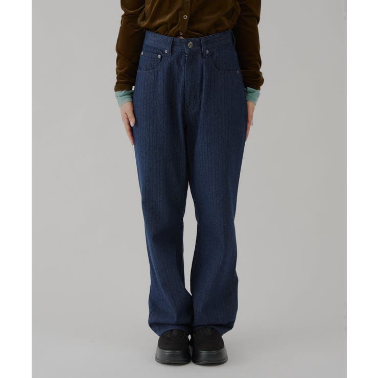 【Kastane】STRIPE DENIM SLACKER PANTS | PAL GROUP OUTLET | 詳細画像23 