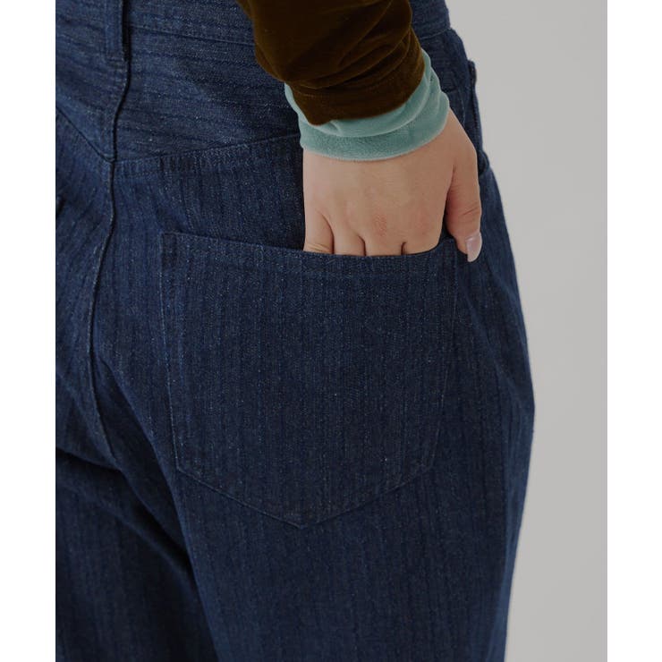 【Kastane】STRIPE DENIM SLACKER PANTS | PAL GROUP OUTLET | 詳細画像28 