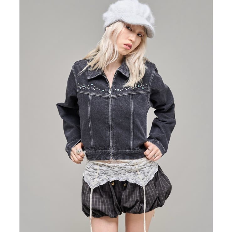 【WHO'S WHO gallery】ビジュファーデニムジャケット | PAL GROUP OUTLET | 詳細画像9 