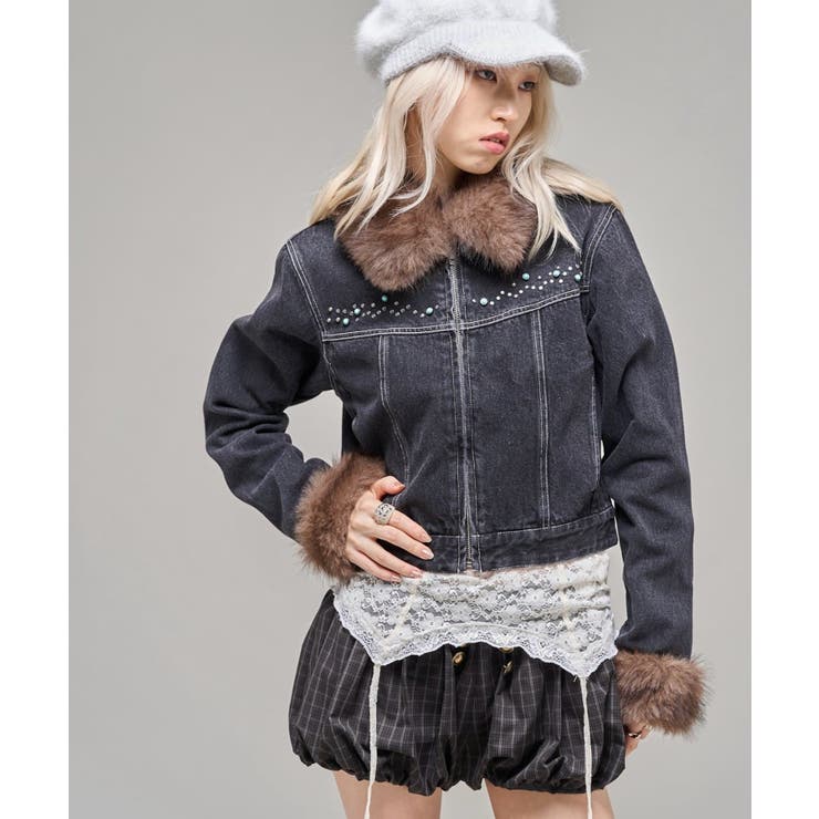 【WHO'S WHO gallery】ビジュファーデニムジャケット | PAL GROUP OUTLET | 詳細画像12 