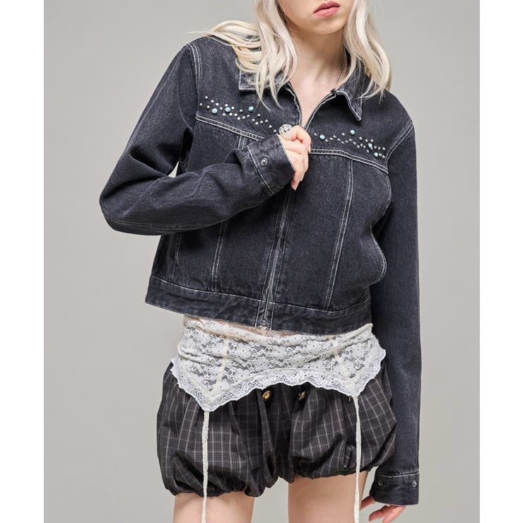 【WHO'S WHO gallery】ビジュファーデニムジャケット | PAL GROUP OUTLET | 詳細画像14 