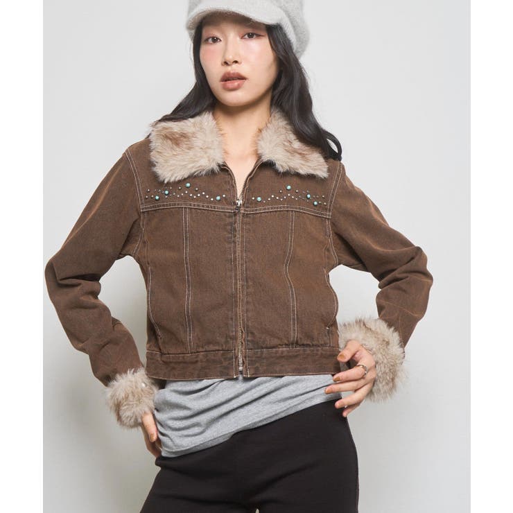 【WHO'S WHO gallery】ビジュファーデニムジャケット | PAL GROUP OUTLET | 詳細画像17 