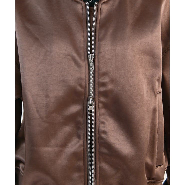 【Lui's】サテンボンディングダブルZIP MA-1 | PAL GROUP OUTLET | 詳細画像20 