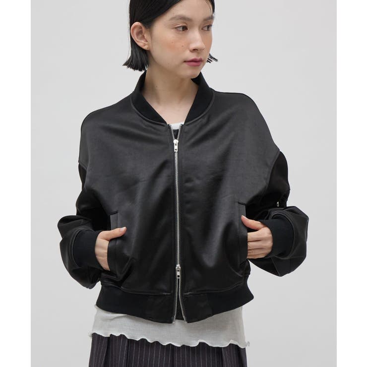 【Lui's】サテンボンディングダブルZIP MA-1 | PAL GROUP OUTLET | 詳細画像26 