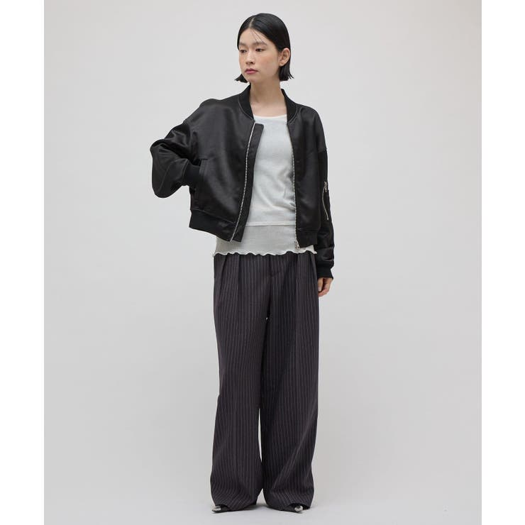 【Lui's】サテンボンディングダブルZIP MA-1 | PAL GROUP OUTLET | 詳細画像27 