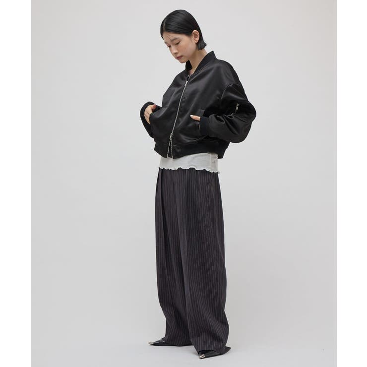 【Lui's】サテンボンディングダブルZIP MA-1 | PAL GROUP OUTLET | 詳細画像29 