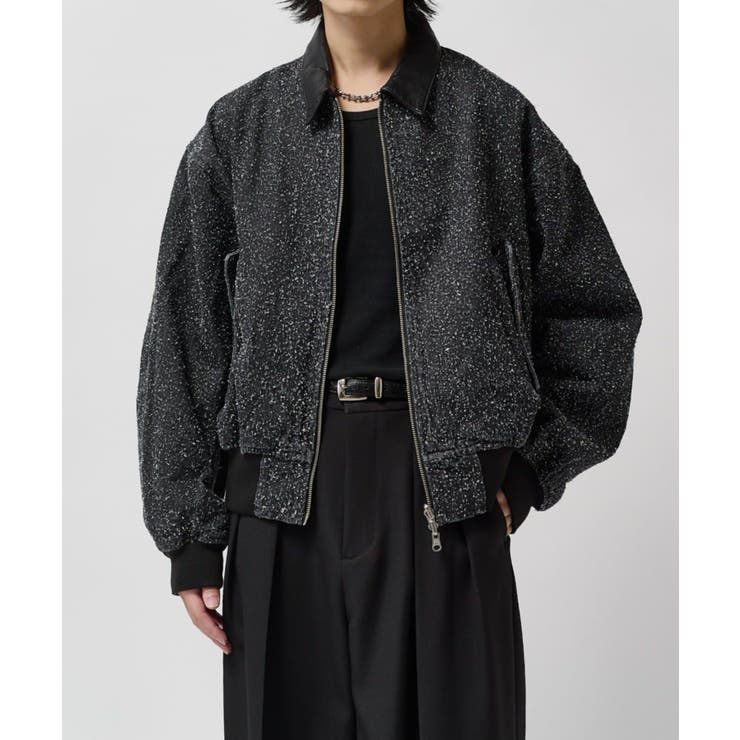 【Lui's】Uneven Denim Bomber | PAL GROUP OUTLET | 詳細画像1 