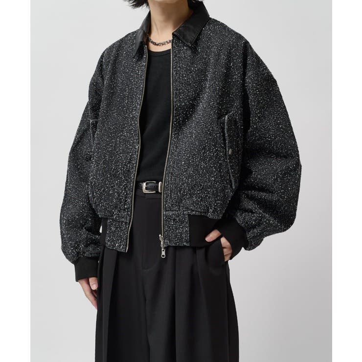 【Lui's】Uneven Denim Bomber | PAL GROUP OUTLET | 詳細画像2 