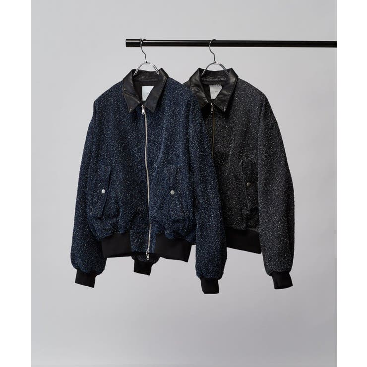【Lui's】Uneven Denim Bomber | PAL GROUP OUTLET | 詳細画像30 